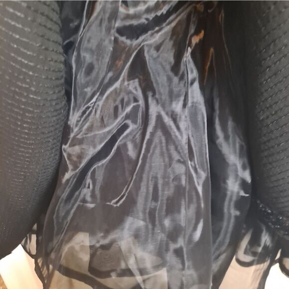 Weworewhat Sequins Midi Dress NWOT Size 2 Black - Picture 3 of 9